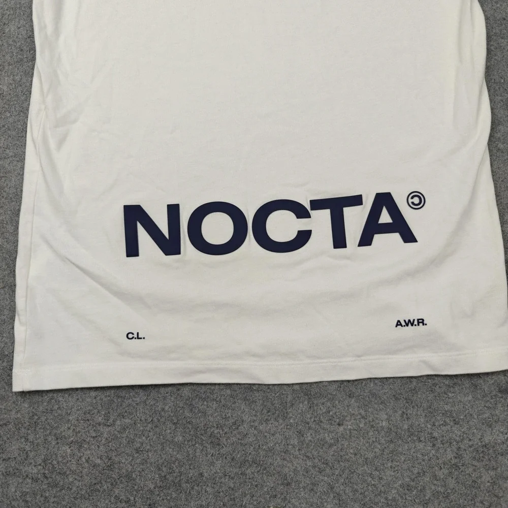 Nike Nocta Shirt Mens Medium White Back Logo Graphic Tee Streetwear Swoosh